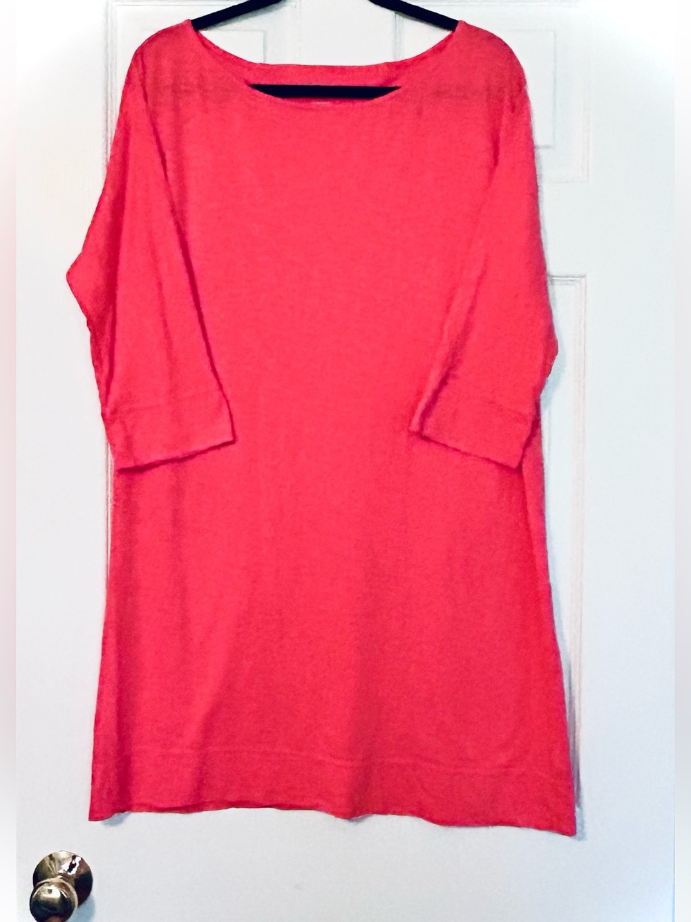 Lilly Pulitzer Coral Boatneck Tunic Dress